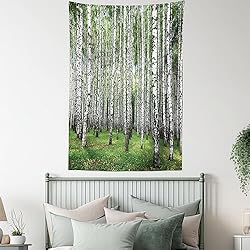 Lunarable Landscape Tapestry Queen Size, Autumn
