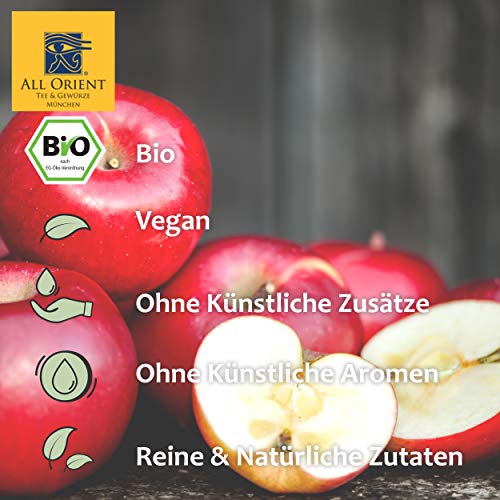 All Orient BIO Türkischer Apfeltee | 100g | Früchtetee | loser Tee | ohne Zusatz von Aromen | ohne Teein | BIO-Qualität | naturbelassen | säurearm | Früchtetee mit lieblich-fruchtigem Geschmack – Bild 7