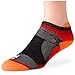 Wigwam Men's Ironman Flash Pro Low Cut Running Socks,Flame Orange,Large/shoe Size:Men's 9-12,Women's 10-13