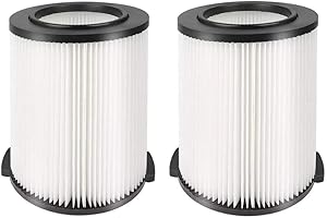 PURESTURDY 2 Pack VF4000 Replacement Filter for Ridgid Shop Vac 5-20 Gallon & 6-9 Gal Husky Wet/Dry Vacuum Cartridge Filters (2)