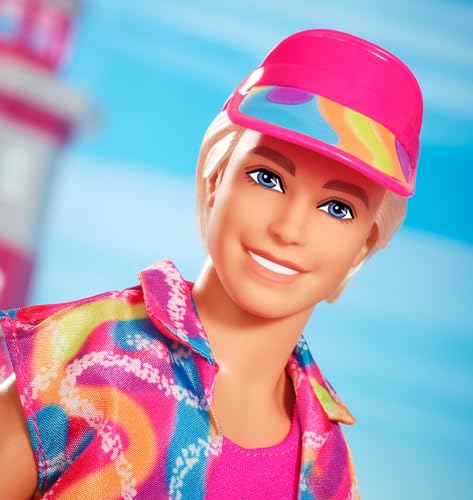 The Movie Ken - Sammelpuppe im Neon-Outfit, Skating-Look, Retro-Muster, Impala-Inlineskates, Verpackung mit Spielfilm-Motiven, für Kinder ab 3 Jahren, HRF28