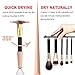 Makeup Brush Cleaner - Rantizon Automatic Cosmetic Brushes Cleaning Machine with 360 Degree Rotation, Professional Makeup Brush Cleaning Tool, Cleans and Dries with 8 Rubbers