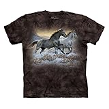 The Mountain Men's Running Free T-Shirt, Black, L