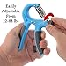 NIYIKOW Grip Strength Trainer, Hand Grip Strengthener, Adjustable Resistance 22-132Lbs (10-60kg), Perfect for Musicians Athletes and Hand Rehabilitation Exercising