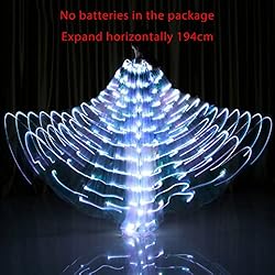 Ochine Belly Dance Wings LED Butterfly Angel Wings