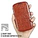 Galaxy S3 mini Case Wallet,Mulbess [Layered Dandy][Vintage Series][Coffee Brown] - [Ultra Slim][Wallet Case] - Leather Flip Cover With Credit Card Slot for Samsung Galaxy S3 mini i8190