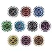 Brybelly Holo Inlay Poker Chips Heavyweight 14-gram Clay Composite - Pack of 50 ($10 Blue)