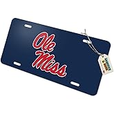 University of Mississippi Primary Logo Novelty Metal Vanity Tag License Plate