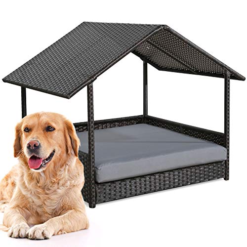 wicker dog house