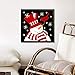 HaiMay 4 Pack DIY 5D Diamond Painting Kits Full Drill Rhinestone Diamond Paintings Pictures New Style Blackboard Painting,Santa Claus and Snowman(10 x 10 inch)