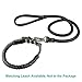 Berry Pet Leather Dog Leash – Braided Rolled Rounded Dog Rope Lead – Best Choice for Medium & Large Dogs Training & Walking – Black,3/4″ by 2 Footthumb 4