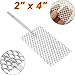 New 2x4 Inch Mesh Platinized Titanium Anode Plating Rhodium Palladium