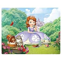 NEILDEN Disney Puzzles in a Metal Box 60 Piece Sofia Jigsaw Puzzles for Kids Ages 4-8 Puzzles for Girls and Boys Great Gifts for Children ( Tea Party )