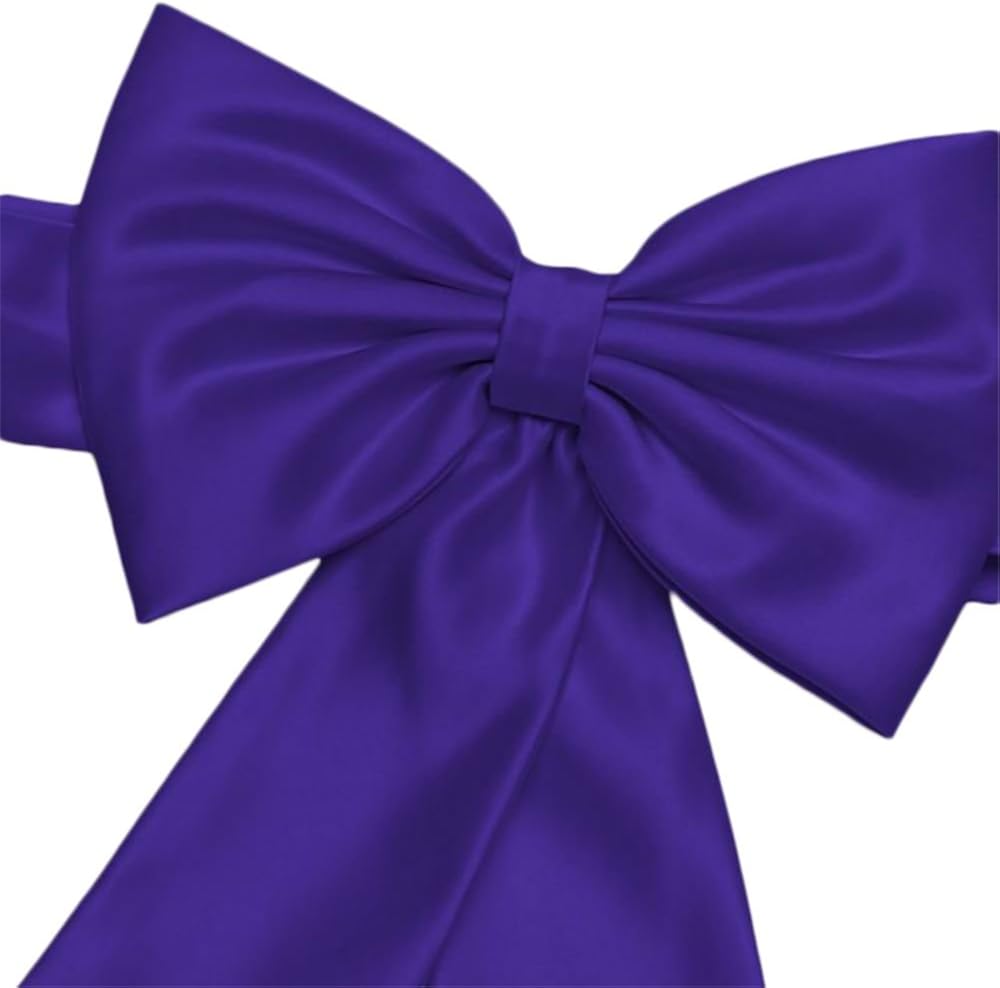 satin flower girl sash with back bow