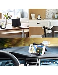 Soporte para teléfono móvil y GPS para coche, salpicadero de coche para iPhone X 8 Plus 7 Plus 6 6S Plus, soporte GPS antideslizante para coche para Galaxy Note8 S8 Plus S7 Edge y 3 6,5 pulgadas Smartphone o dispositivos GPS.