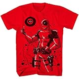 Deadpool Dead Thumb Mens Red T-shirt L