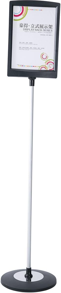 Haode Poster Display Advertising Banner Display Stand Pivoting Head Show Both Vertical and Horizontal Sign Graphic Size 11.7 x 8.3 inches, HD DS3007
