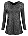 Viracy Women's Long Sleeve Yoga Tops Activewear Running Workout Shirt