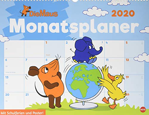 Die Maus Monatsplaner - Kalender 2020 by 