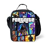 3D Printing Fortnite Cover Lunch Box Waterproof Insulated Lunch Bag Portable Lunchbox for School Travel Office
