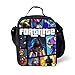 3D Printing Fortnite Cover Lunch Box Waterproof Insulated Lunch Bag Portable Lunchbox for School Travel Office