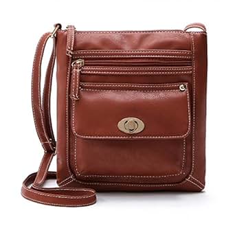 amazon purses clearance 0 PXiong Bags Clearance Women Leather Crossbody Bag Shoulder Bag Messenger Bag (Brown ...