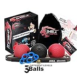 JHEA Boxing Reflex Ball,Reflex Speed Ball with 3 Difficulty Level Punching Ball,Premium Headband Ball,360-Degree Buckle|Hand Eye Coordination Training,Perfect for Reaction,Agility,Punching Speed,Fight