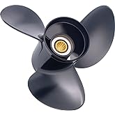 SOLAS 3111-093-11 Amita 3 Aluminum 3-Blade Propeller - RH, 9.25" Diameter x 11" Pitch , Black
