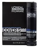 Loreal Homme Cover 5 - Ammonia Free 5-minute Color for Men (6 Light Brown)