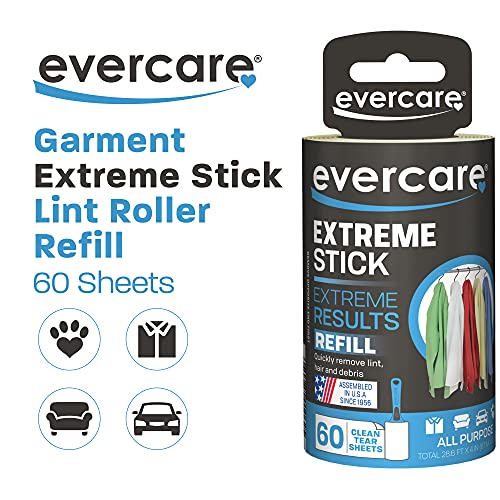 Evercare Garment Lint Roller Extreme Stick Refill 60 Sheets Pricepulse