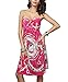 YiYaYo Womens Sexy Bohemian Vintage Strapless Summer Tube Top Dress Beachwear