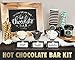Hot Chocolate Bar Kit -Sign Labels Cup Tags - Decorations for Christmas Party New Year’s Eve Kids Birthday