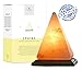 Natural Himalayan Salt Lamp Pyramid Hand Crafted by Ambient Authentic Made in Pakistan Crystal Salt Rock with UL Listed Certified Dimmer Switch
