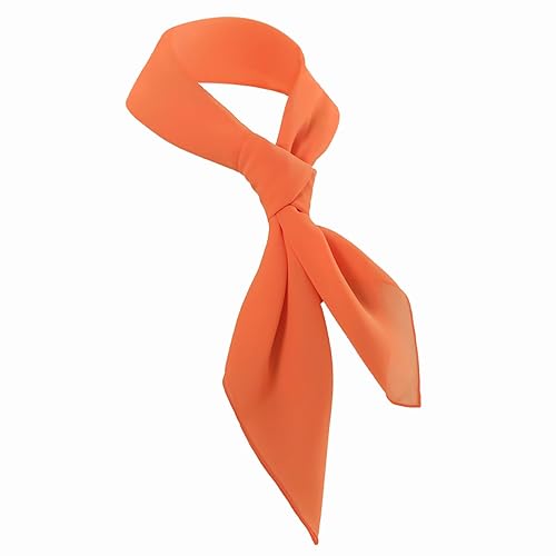 Fairycece Orange Scarf Orange Ascot Fred Jones Costume Adult Neck