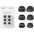 Premium Multi-Flange Eartips for Galaxy Buds3 Pro (Black, Mixed(SML)) – Always Fits, Never Slips