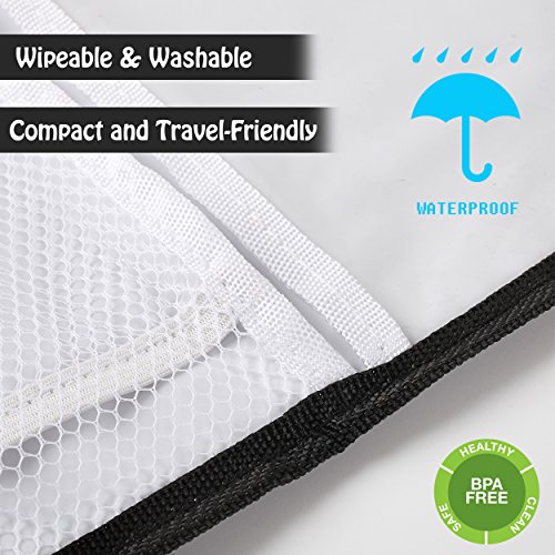 Waterproof Baby Diaper Changing Mat - Portable Changeable Infant Pad for Quick and Easy Diaper Changing of Toddlers and Newborns - Use at Home, Outdoor or Travel | Black