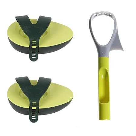 MAXGOODS - 2 piezas para ahorrar aguacate con cortador de aguacate ...