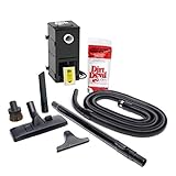 HP Products 9614 Black All-in-One Central Vacuum System