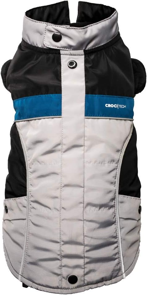 Croci Tech Padded Jacket Cm.30-15g, striped, 30 cm