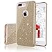 MILPROX Glitter Case Compatible for iPhone 8 Plus/7 Plus, Shiny Sparkle Bling, 3 Layer Hybrid Protective Soft Phone Case Compatible for iPhone 7 Plus/8 Plus