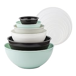COOK WITH COLOR Mixing Bowls with Lids - 12 Piece