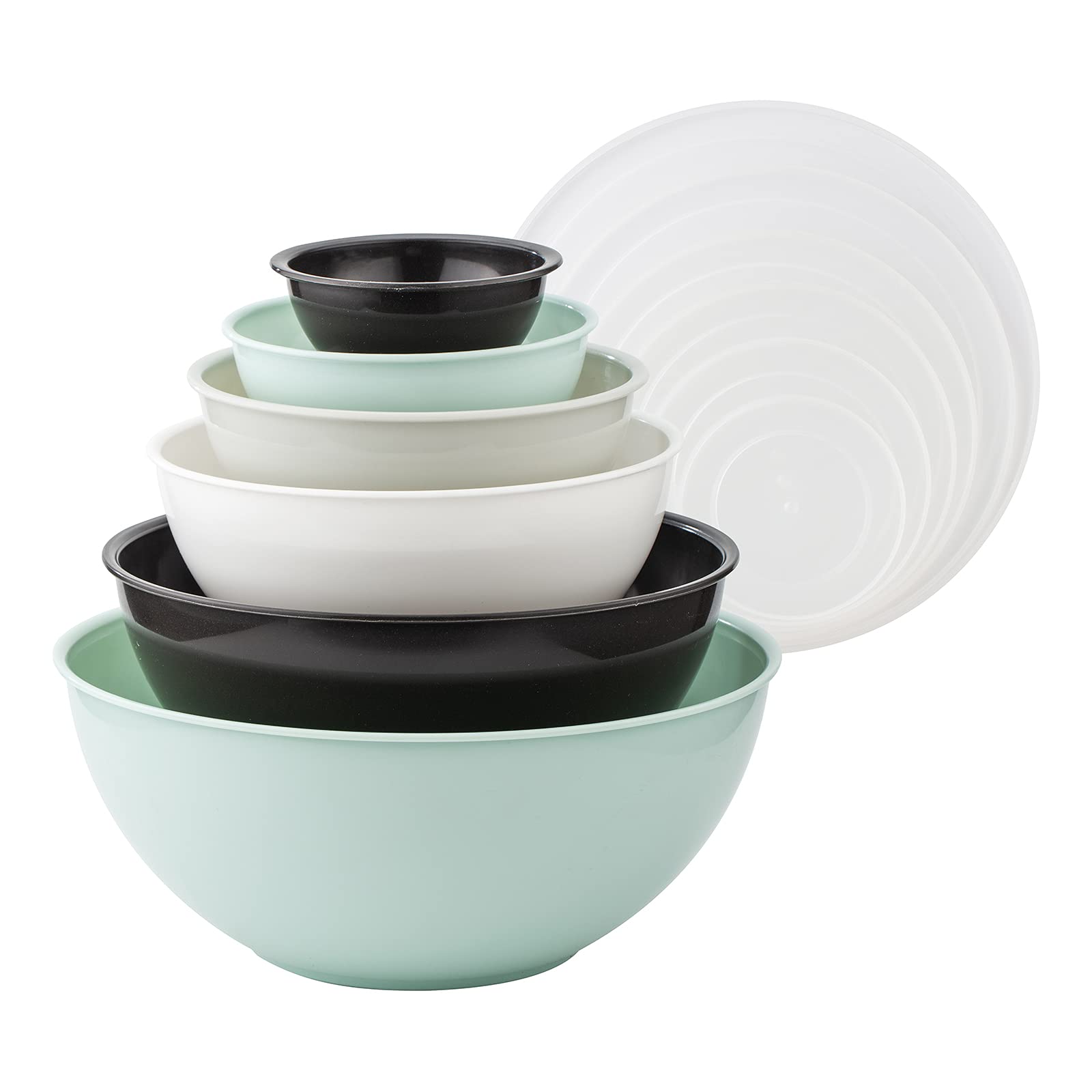 COOK WITH COLOR Mixing Bowls with Lids - 12 Piece