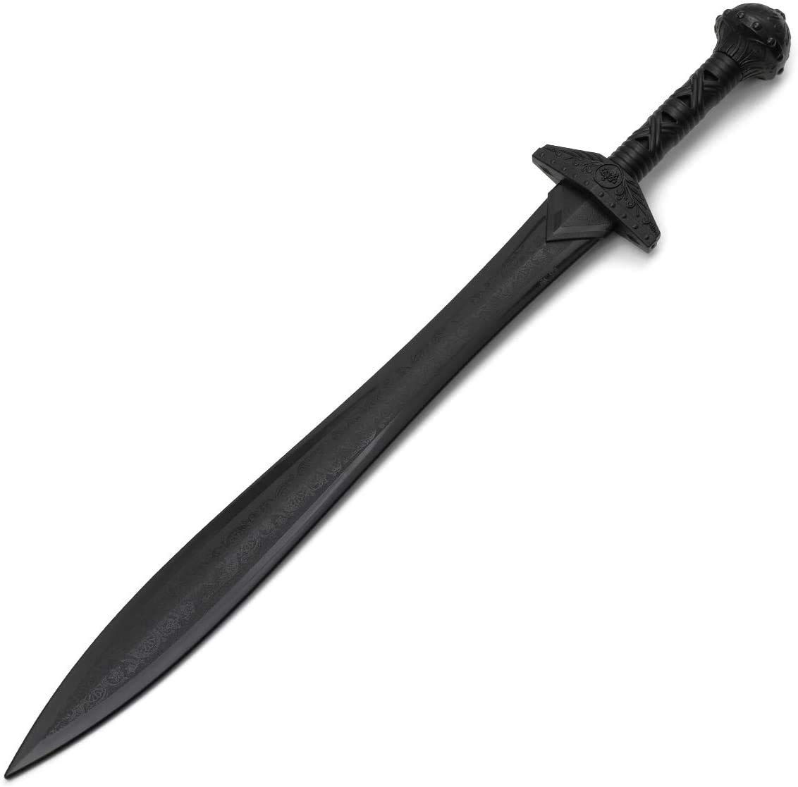 Martial Arts Black Polypropylene Plastic Roman Gladiator Training sword - V2
