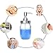 Flecom Mason Jar Soap Dispenser Lids, Stainless Steel Mason Jars Pump Lid and Soap Pump for Bathroom Accessories Rust Proof (3 Pack No Jars)
