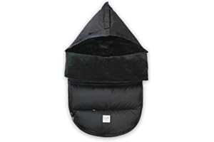 7 A.M. 7AM Enfant Universal Footmuff - Water Repellent Winter Bunting Bag for Car Seats & Strollers, Soft Micro-Fleece & Plush Lined for Baby Boy & Girl | PlushPOD