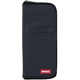 LIHIT LAB Slim Pen/Pencil Pouch, 0.7 &times; 3.9 &times; 8.5 Inches, Black (A7652-24)