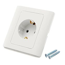 Single EU German Standard Electrical Plug Socket