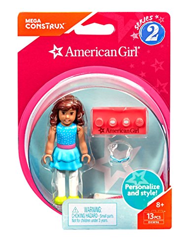 Mega Construx American Girl Collectible Blue Confetti Figure