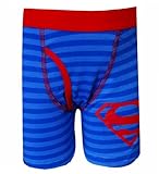 Fruit of the Loom Boys DC Comics Superman Striped Logo Boxer Brief