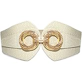 gingokuo Wide Elastic Waist Belts for Women Fashion Cinch Belts for Dresses Jeans Jumpsuit